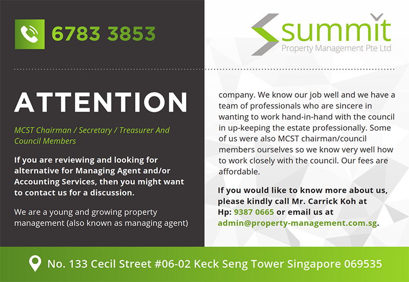 Summit Property Management Pte Ltd Summit Property Management Pte Ltd