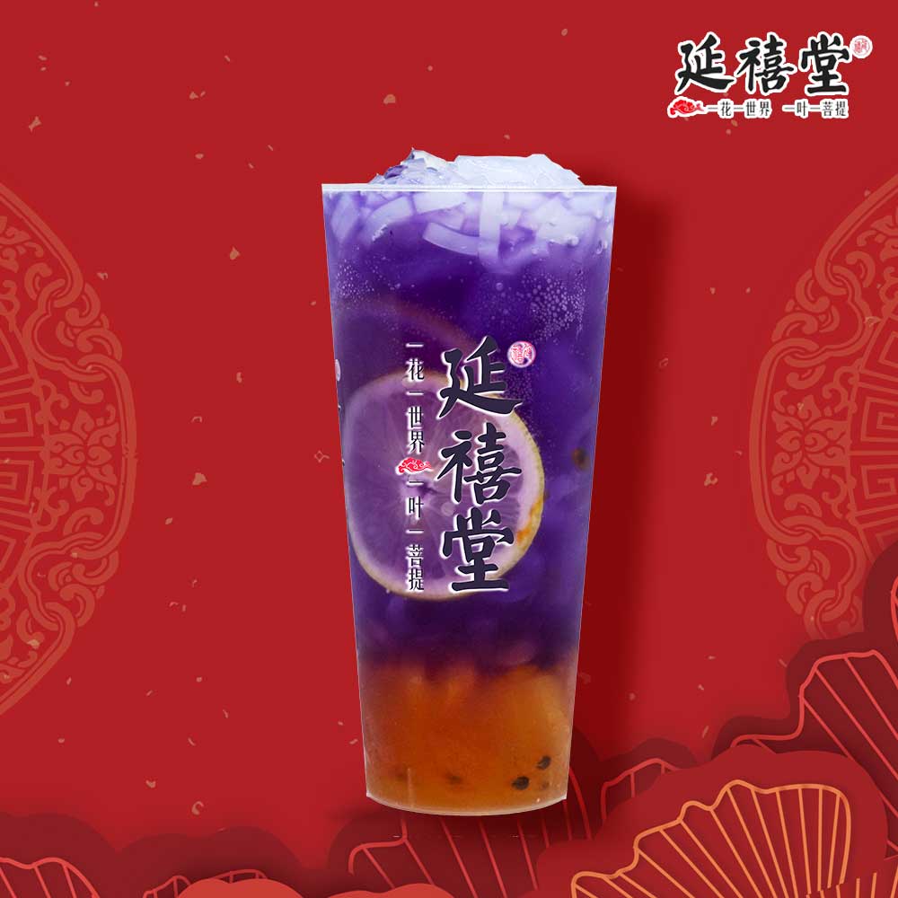 E10 Honey Lemon Passion Fruit Blue Flower w Nata