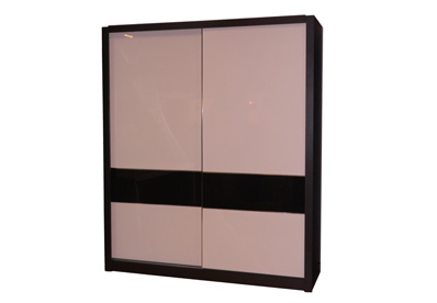 High Gloss 2-Dr Sliding Wardrobe