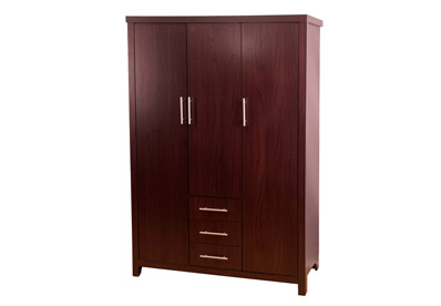 3-Dr Open Wardrobe with 3 Drawers