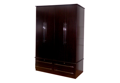 4-Dr Open Wardrobe with 4 Drawers