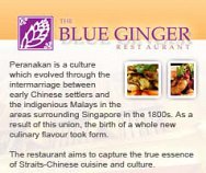 The Blue Ginger Restaurant