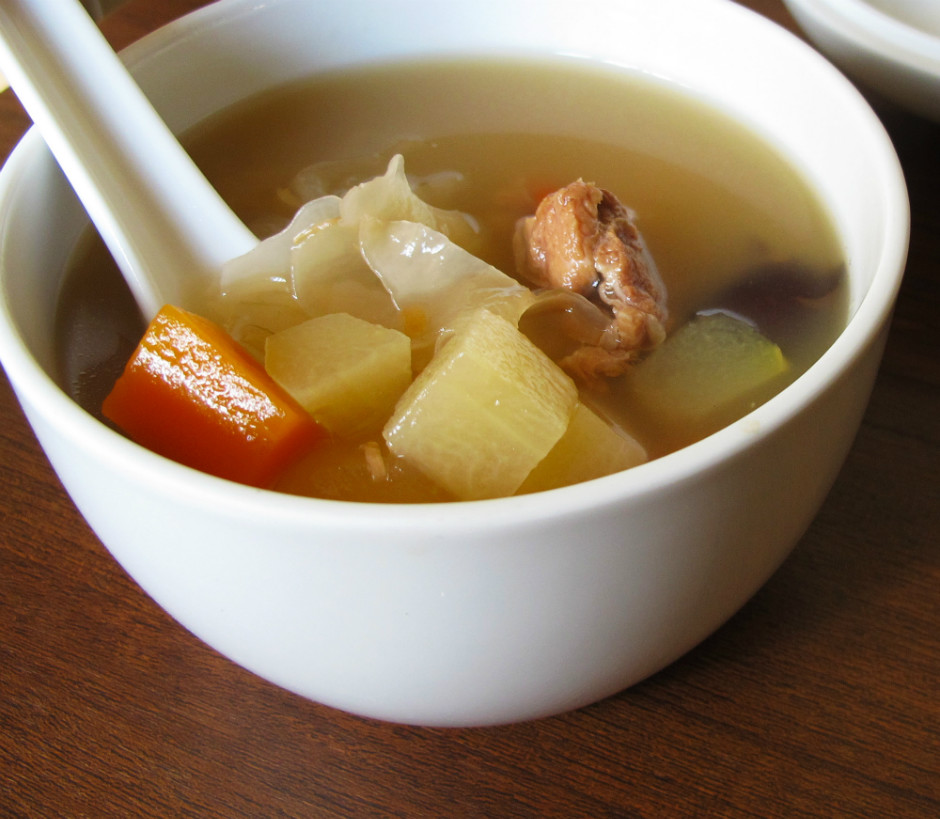 Almond Aloe Vera Soup